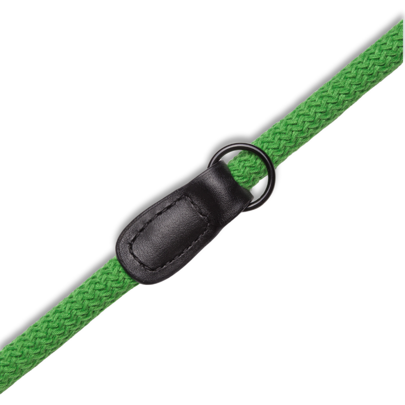 Cloud7 - MAUERPARK Vegan Leash in green with black leather detail and metal ring, adjustable and durable design.