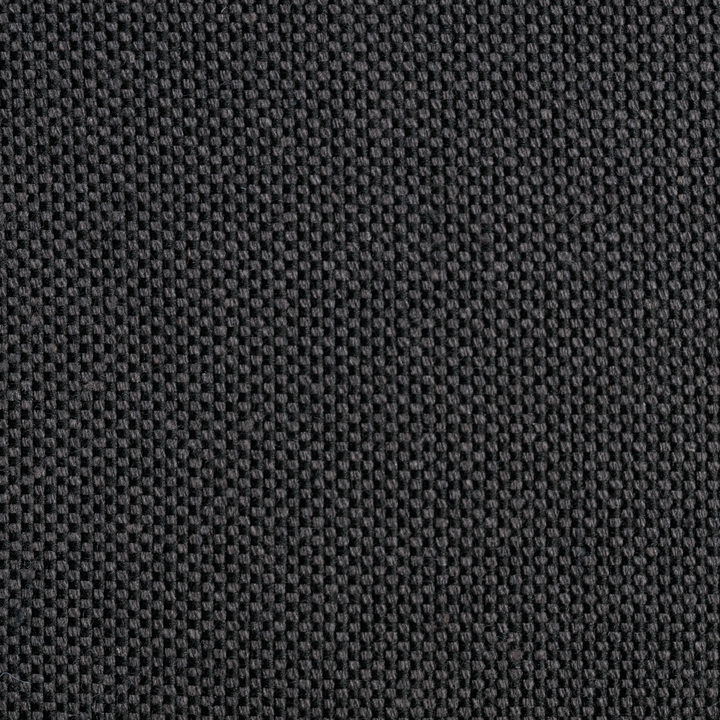 Grande plano da textura de tecido preto duradouro utilizado na almofada para cães Cloud7 - RESC7UE para conforto no interior e no exterior.