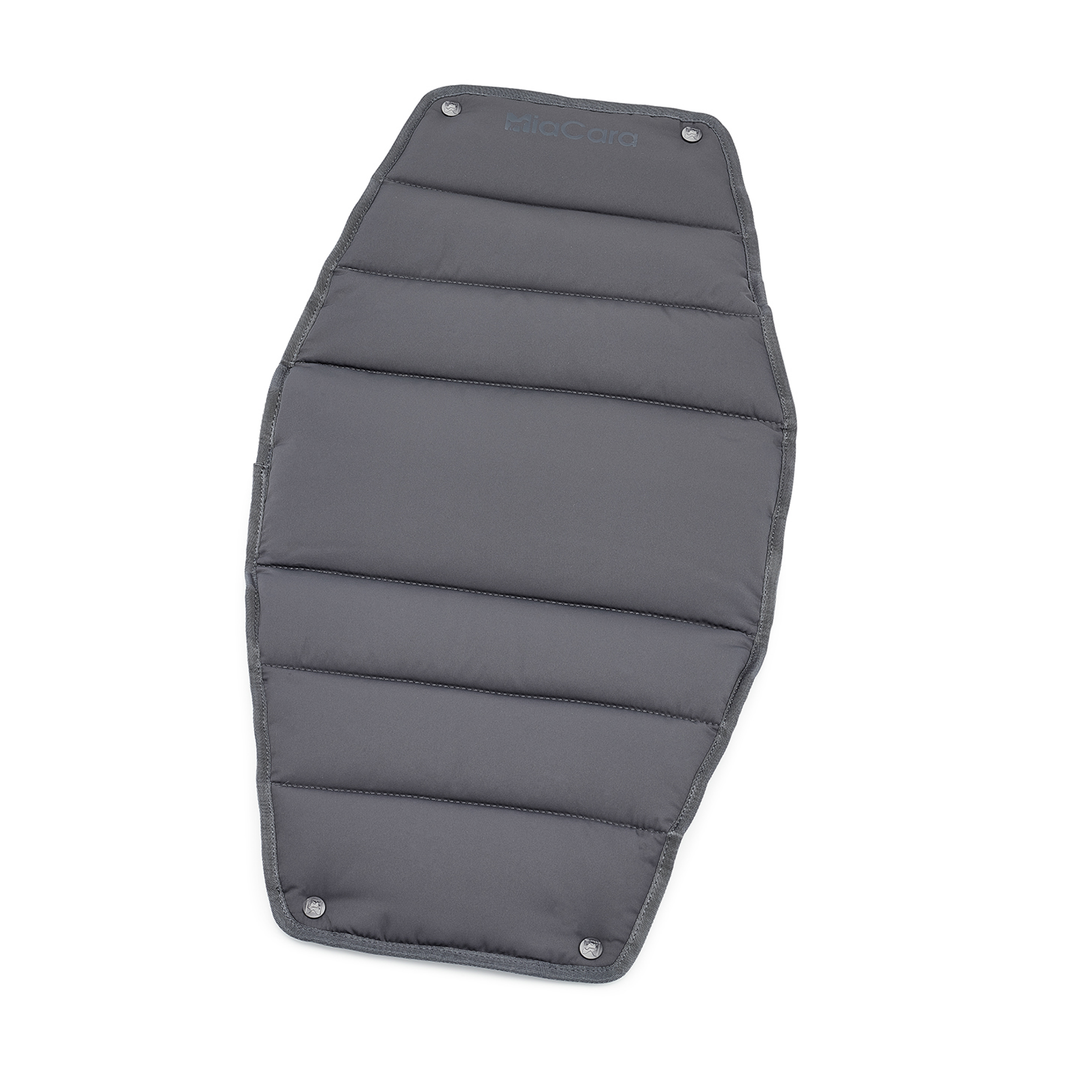 Softly padded removable mattress in gray for SPORTA Dog Carrier Bag ensuring dog comfort and hygiene by Miacara