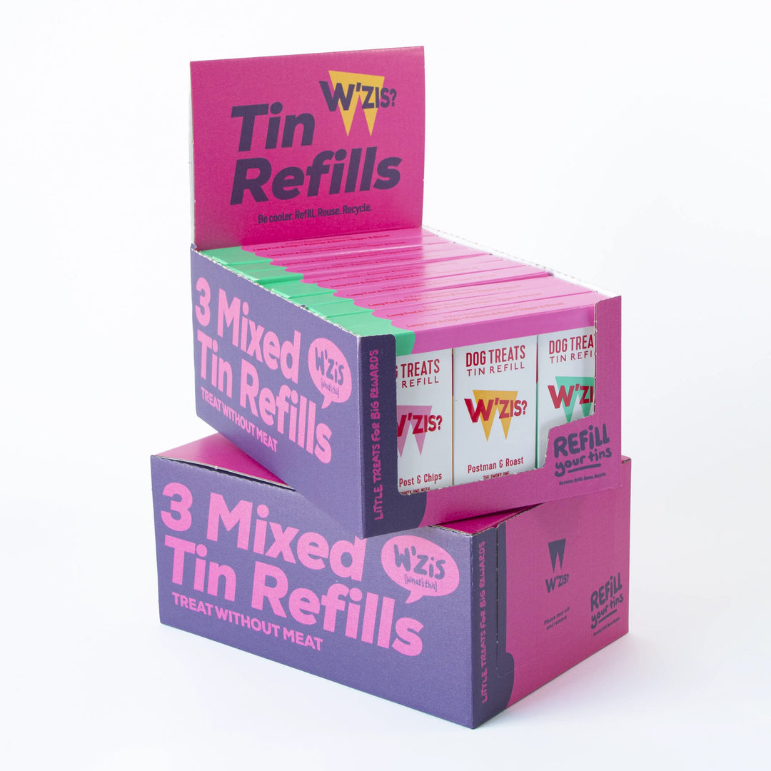 W'ZIS - Triple Refill Vegan Treats Boxes: Mixed Flavours