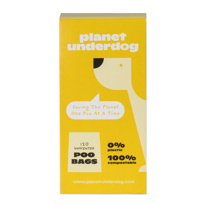 Planet UnderDog - Sacos para dejetos de cães compostáveis