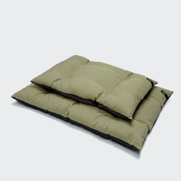Cloud7 - RESC7UE Dog Pillow in olive green with waterproof bottom, designed for indoor and outdoor use, durable and easy-care.