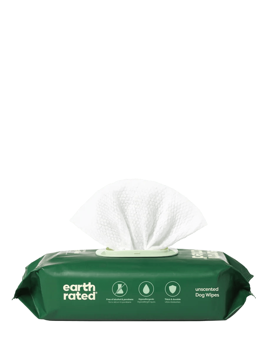 Earth Rated - Unscented Dog Wipes 100 - OhMyDog&Co