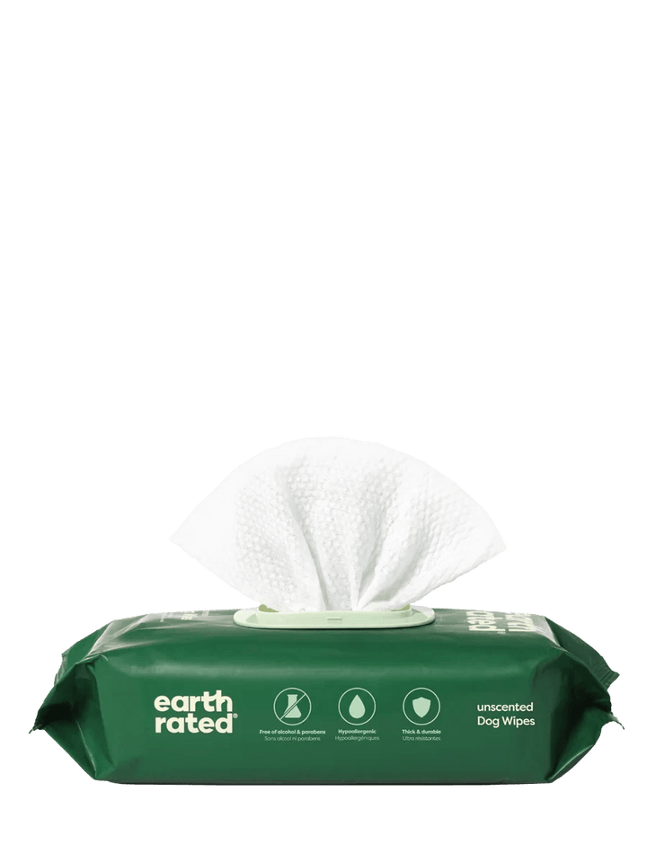 Earth Rated - Unscented Dog Wipes 100 - OhMyDog&Co