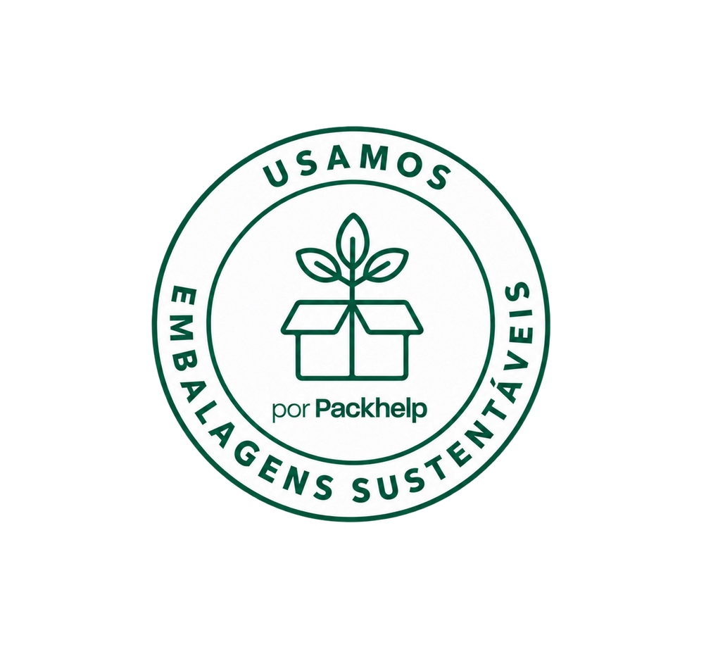 Usamos embalagens sustentáveis, por Packhelp.