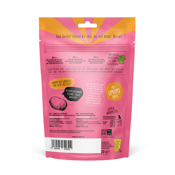 VEGDOG - POPS - Snack Vegan para Cães